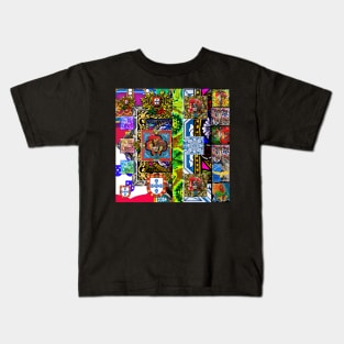 Portuguese folk art Kids T-Shirt